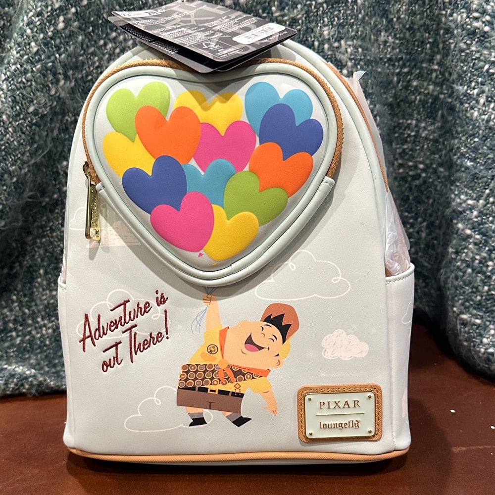 Disney Loungefly Hard Tag Pixar Up Adventure Backpack - Multicolor Great Gift